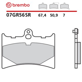 Pastillas Moto Brembo 07GR56SR