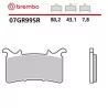 Plaquettes de Frein Moto Brembo 07GR99SR