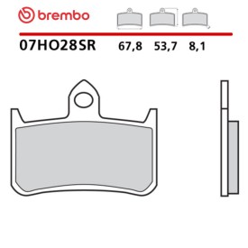 Motorrad Bremsbel&auml;ge Brembo 07HO28SR