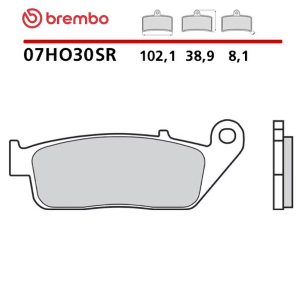 Pastillas Moto Brembo 07HO30SR
