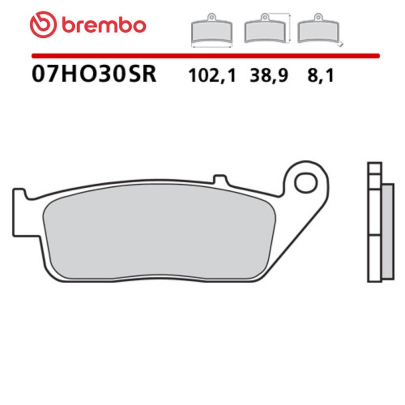 Motorrad Bremsbeläge Brembo 07HO30SR Motorrad Bremsbeläge Brembo 07HO30SR