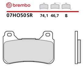 Motorrad Bremsbel&auml;ge Brembo 07HO50SR
