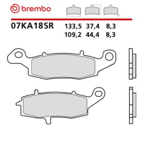 Motorcycle Brake Pads Brembo 07KA18SR
