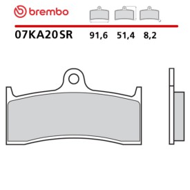 Motorcycle Brake Pads Brembo 07KA20SR