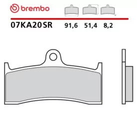 Pastiglie Freno Moto Brembo 07KA20SR