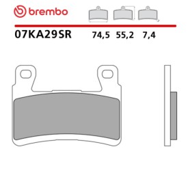 Plaquettes de Frein Moto Brembo 07KA29SR