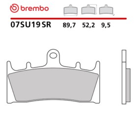 Pastiglie Freno Moto Brembo 07SU19SR