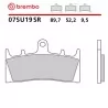 Pastillas Moto Brembo 07SU19SR