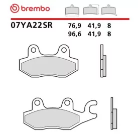 Pastillas Moto Brembo 07YA22SR