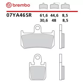 Pastiglie Freno Moto Brembo 07YA46SR