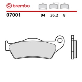 Pastillas Moto Brembo 07001