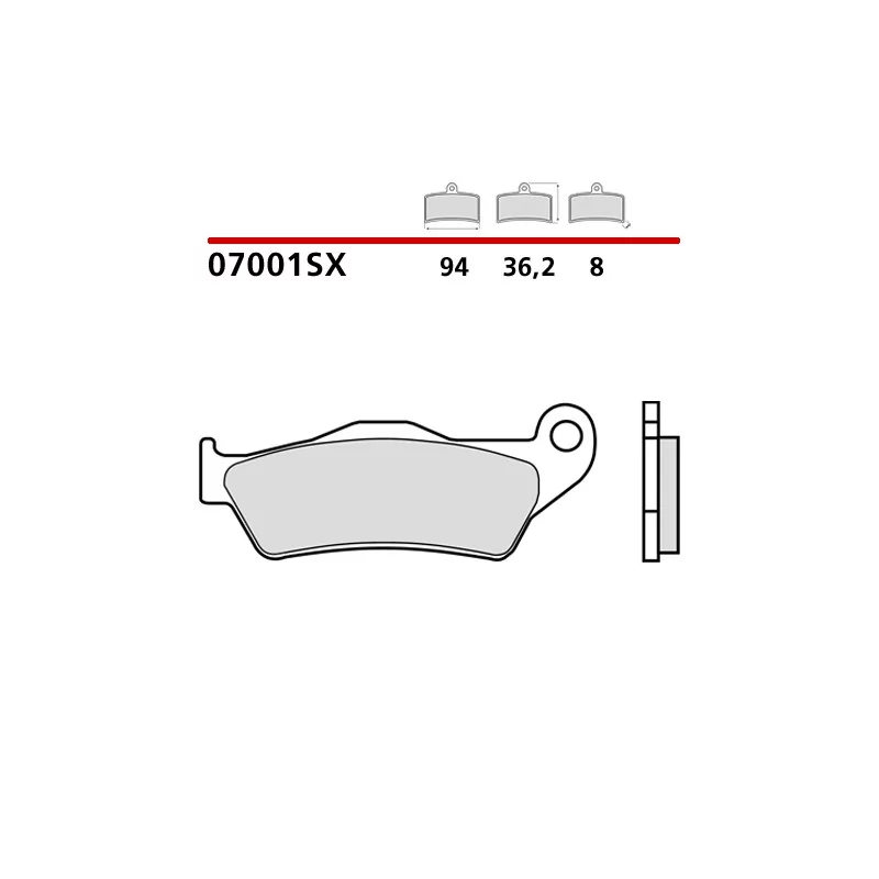 Pastiglie Freno Moto Brembo 07001XS Pastiglie Freno Moto Brembo 07001XS