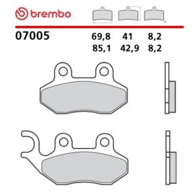 Plaquettes de Frein Moto Brembo 07005