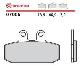 Pastiglie Freno Moto Brembo 07006