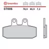 Plaquettes de Frein Moto Brembo 07006
