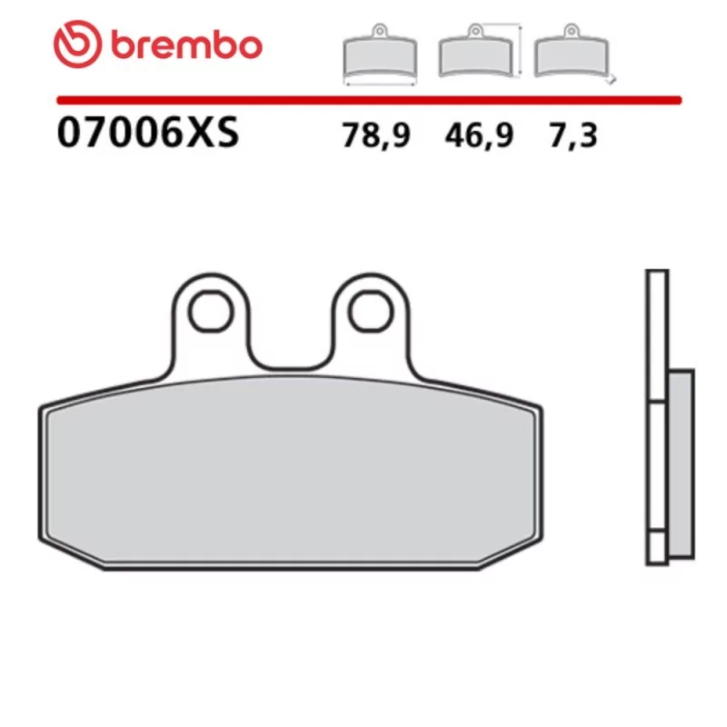 Pastiglie Freno Moto Brembo 07006XS