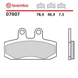 Motorcycle Brake Pads Brembo 07007