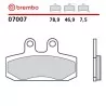 Plaquettes de Frein Moto Brembo 07007