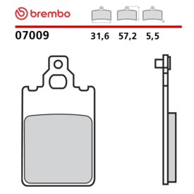 Motorcycle Brake Pads Brembo 07009