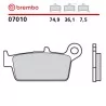 Plaquettes de Frein Moto Brembo 07010