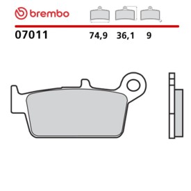 Pastiglie Freno Moto Brembo 07011