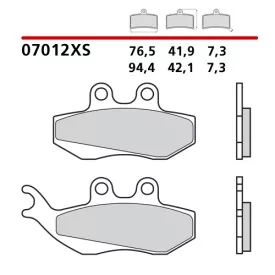 Pastillas Moto Brembo 07012XS