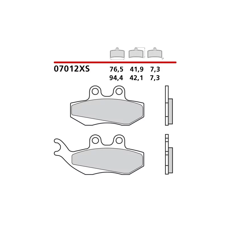 Motorrad Bremsbeläge Brembo 07012XS Motorrad Bremsbeläge Brembo 07012XS