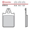 Motorrad Bremsbel&auml;ge Brembo 07013