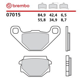Pastiglie Freno Moto Brembo 07015