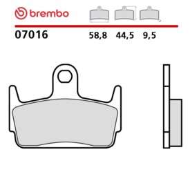 Plaquettes de Frein Moto Brembo 07016