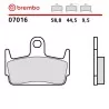 Plaquettes de Frein Moto Brembo 07016