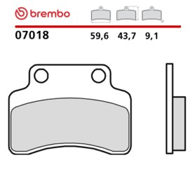 Motorcycle Brake Pads Brembo 07018