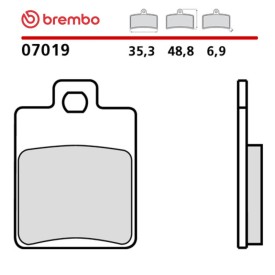 Motorcycle Brake Pads Brembo 07019