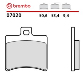 Plaquettes de Frein Moto Brembo 07020