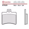 Plaquettes de Frein Moto Brembo 07020