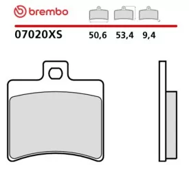 Pastillas Moto Brembo 07020XS