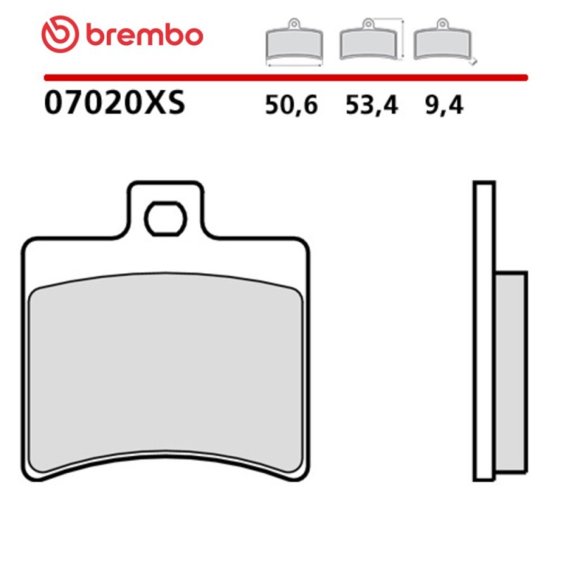 Pastillas Moto Brembo 07020XS Pastillas Moto Brembo 07020XS