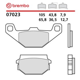 Motorrad Bremsbel&auml;ge Brembo 07023