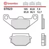 Pastillas Moto Brembo 07023