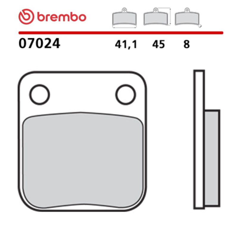 Pastiglie Freno Moto Brembo 07024 Pastiglie Freno Moto Brembo 07024