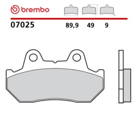 Plaquettes de Frein Moto Brembo 07025