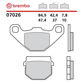 Motorcycle Brake Pads Brembo 07026