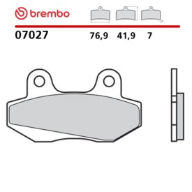 Motorcycle Brake Pads Brembo 07027