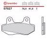 Plaquettes de Frein Moto Brembo 07027