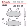 Plaquettes de Frein Moto Brembo 07035