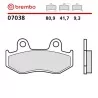 Motorrad Bremsbeläge Brembo 07038