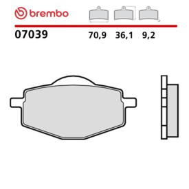 Motorrad Bremsbel&auml;ge Brembo 07039