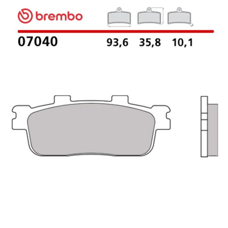 Pastiglie Freno Moto Brembo 07040
