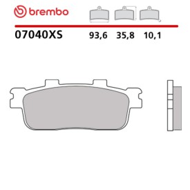 Plaquettes de Frein Moto Brembo 07040XS