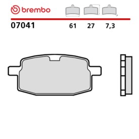 Motorrad Bremsbel&auml;ge Brembo 07041